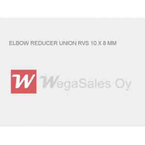 ELBOW REDUCER UNION RVS 10 X 8 MM